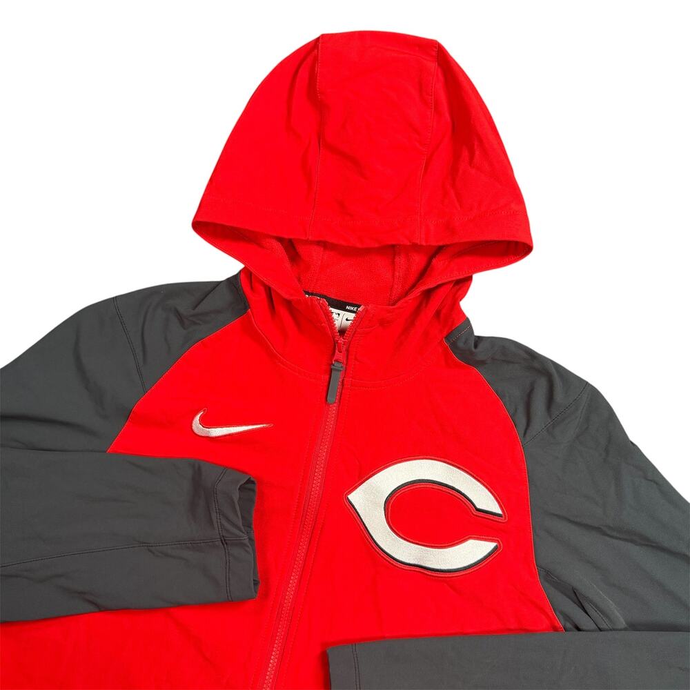 Nike Cincinnati Reds Therma-FIT Jacket Mens M Red Black MLB Authentic Collection